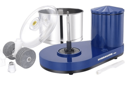 Sowbaghya Vibe 2Ltr Table Top Wet Grinder (Metallic Blue) | Heavy Duty Motor | Ideal for Your Kitchen | 2Ltr Wet Grinder for All Kinds of Batter for South Indian Dishes - Image 3